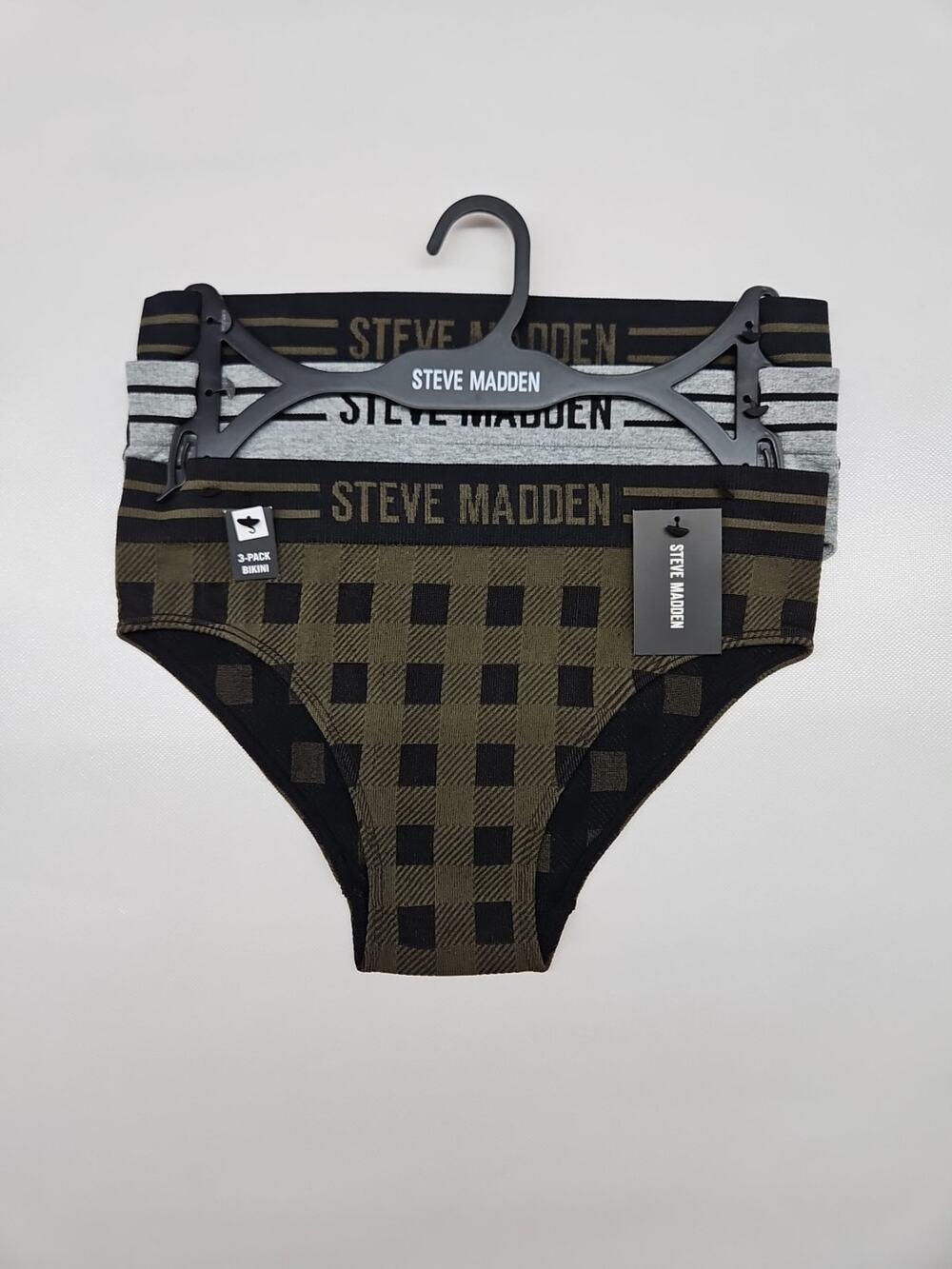 Steve Madden Woman's Bikini Size Small Multicolor 3pk New
